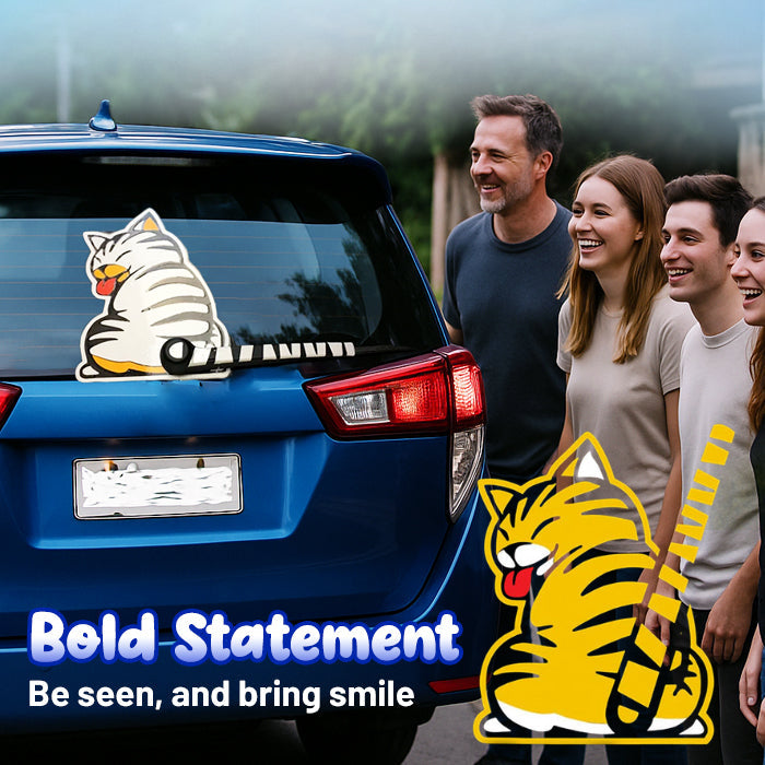 🔥2025’s Hottest Car Trend! | AEXZR® Car Rear Wiper Charming Tail-Wagging Sticker